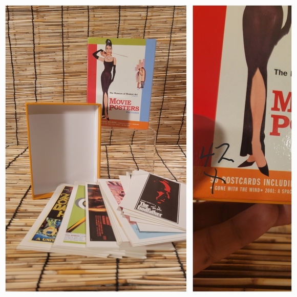 Vtg Box Set of 42 Museum of Modern Art MOVIE POSTERS Postcards - Picture 3 of 4